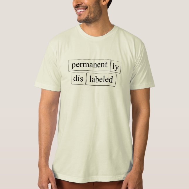 Camiseta desetiquetada permanentemente (Anverso)
