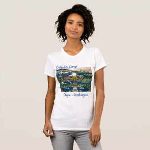 Camiseta Desfiladero del río Columbia