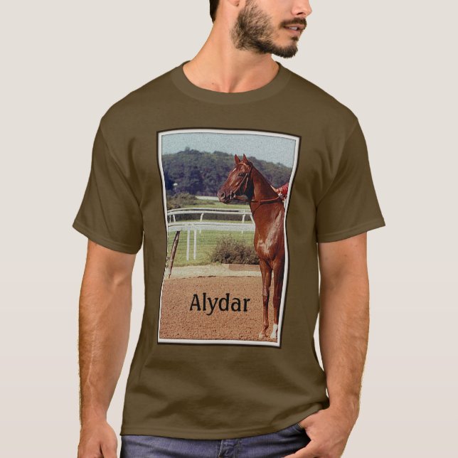 Camiseta Desfile 1978 del poste de Alydar Belmont Stakes (Anverso)