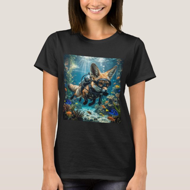 Camiseta Desfile de aletas (Anverso)