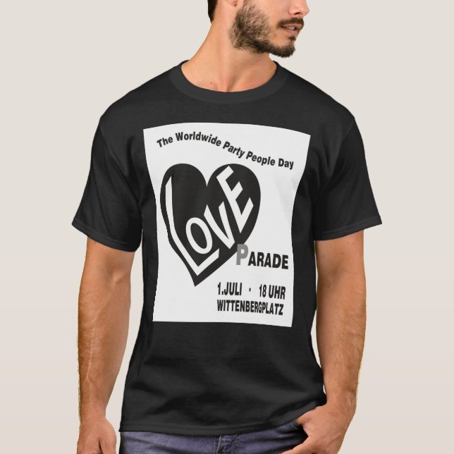 Camiseta Desfile de amor de Berlín 1989  (Anverso)