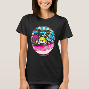 Camiseta Desfile de Bandera Pansexual de Gato Lesbiano LGBT