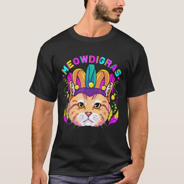 Camiseta Desfile de Chicas adolescentes en Meowdigras (Anverso)