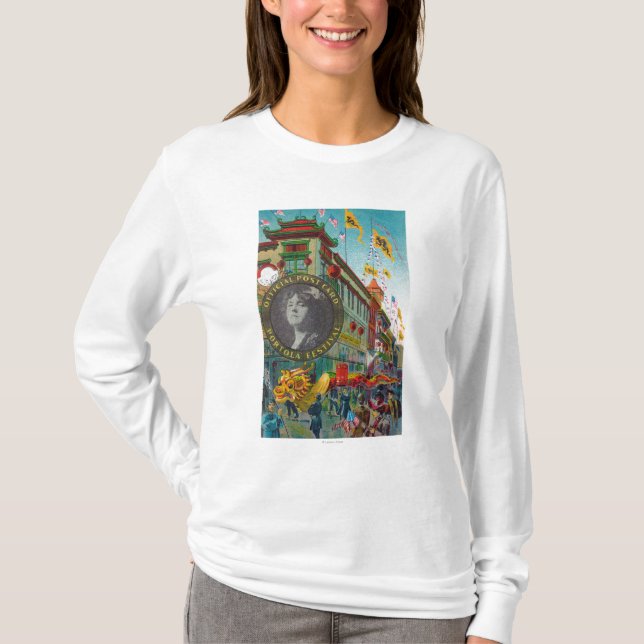 Camiseta Desfile de Chinatown para el festival de Portola (Anverso)