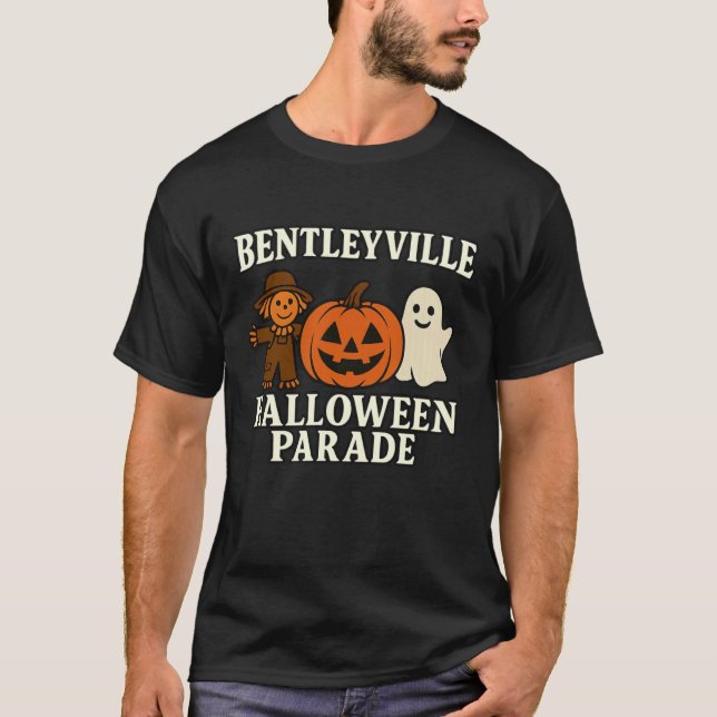 Camiseta Desfile de Halloween de Bentleyville (Anverso)