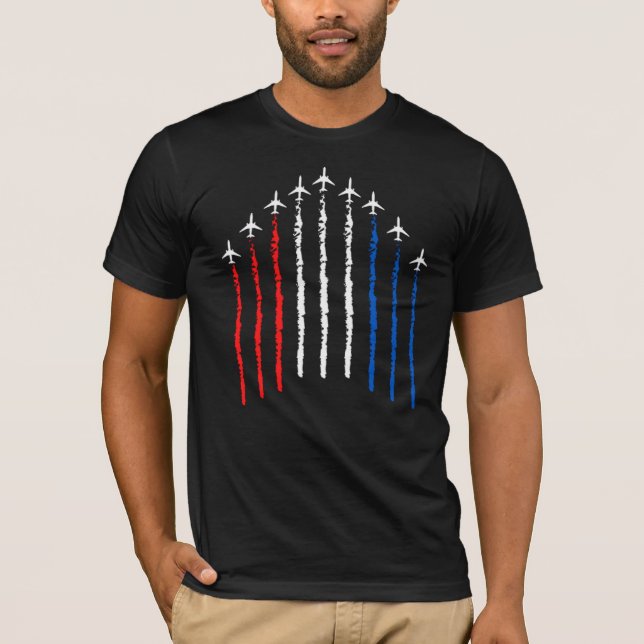 Camiseta Desfile de la Fuerza Aérea 4 de Julio (Anverso)