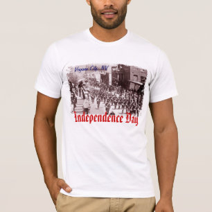 Camiseta Desfile de los Hombres 4 de Julio en la ciudad de