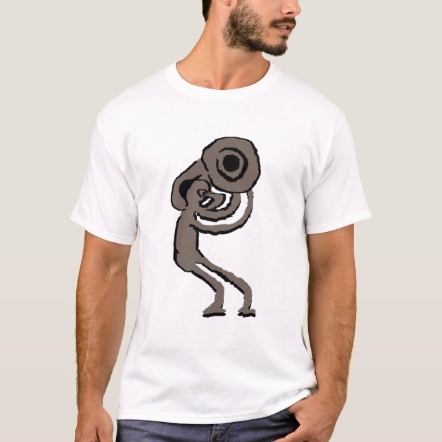 Camiseta Desfile de Tuba Kokopelli (Anverso)