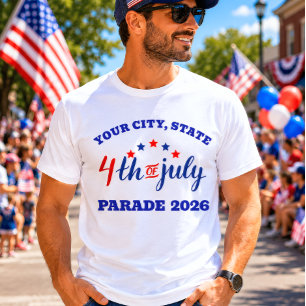 Camiseta Desfile del 4 de Julio de EE. UU. 2026
