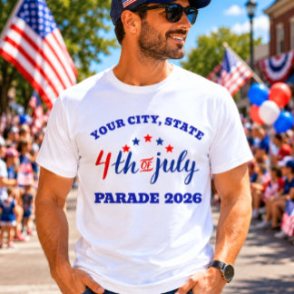 Camiseta Desfile del 4 de Julio de EE. UU. 2026