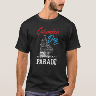 Camiseta Desfile del Día de Colón Cristóbal Colón Italiano 