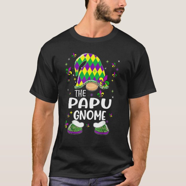 Camiseta Desfile del Festival Papu Gnome Mardi Gras (Anverso)
