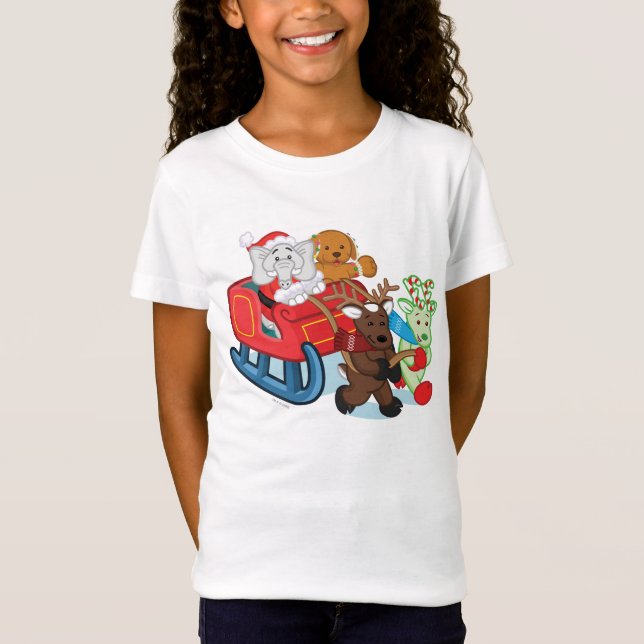 Camiseta Desfile del navidad de Webkinz (Anverso)