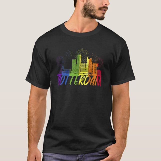 Camiseta Desfile del Orgullo del Orgullo de Rotterdam (Anverso)
