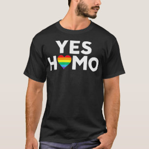 Camiseta Desfile del Orgullo Gay Arcoiris Sí Homo