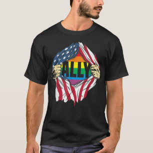 Camiseta Desfile del Orgullo Gay Transgénero del Movimiento