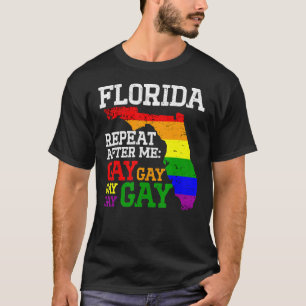 Camiseta Desfile del Orgullo Lgbtq en Miami, Florida, repet