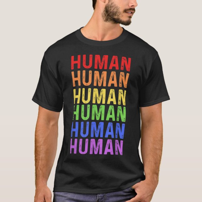 Camiseta Desfile del orgullo transgénero P por los derechos (Anverso)