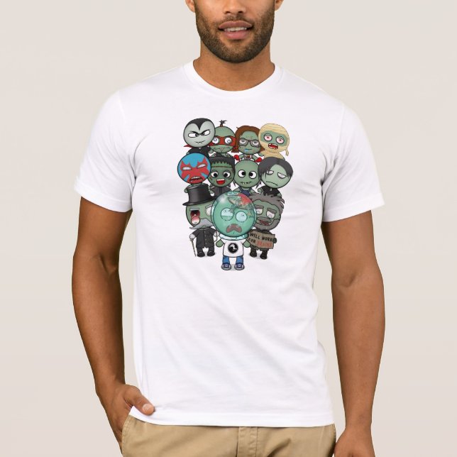 Camiseta Desfile del zombi (Anverso)