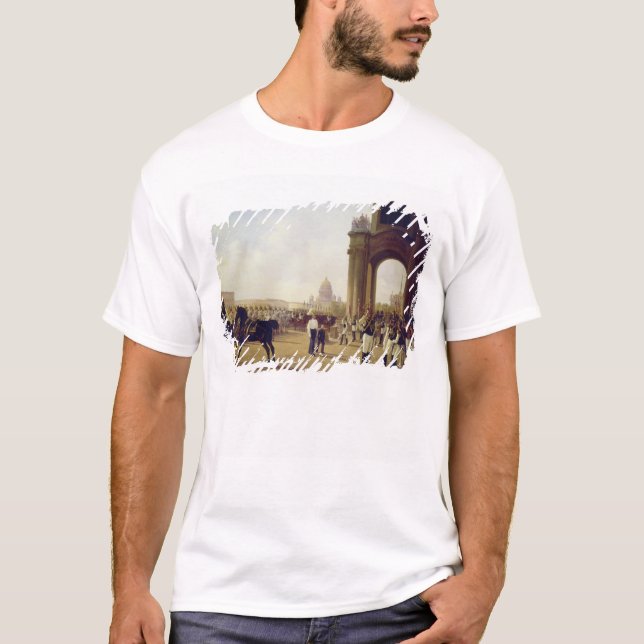 Camiseta Desfile en el cuadrado del palacio en St. (Anverso)