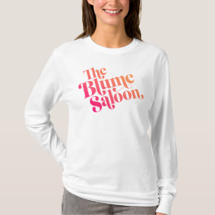Camiseta desgarbada del logotipo (blanca)