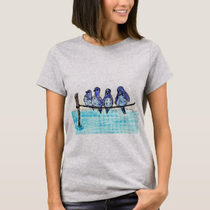 CAMISETA DESGARBADA DEL NOVIO DE LAS MUJERES -