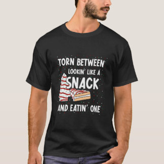 Camiseta Desgarrado entre parecer un snack o comer uno