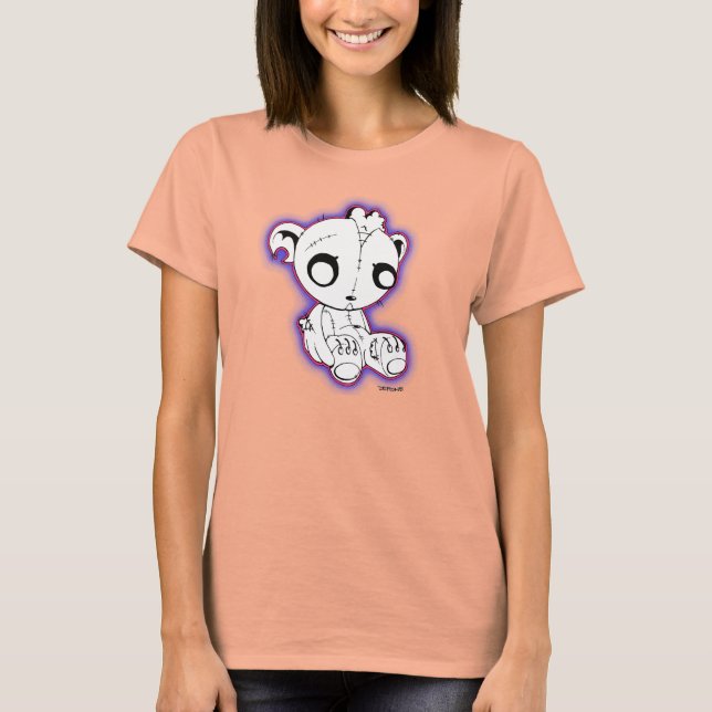 Camiseta Desgarrado sin que destruyeras el diseño del oso d (Anverso)