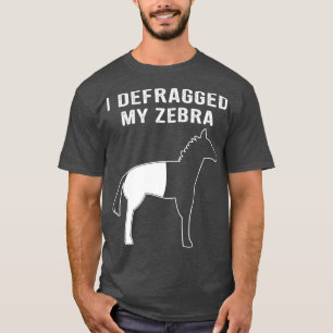 Camiseta Desgarré Mi Cebra Graciosa Computadora Nerd Geek