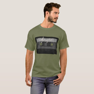 Camiseta desgastada de cassette Old School