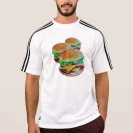 Camiseta Desgaste activo de Hamburger, diseño de arte pop o