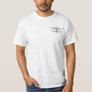 Camiseta desgaste de hombres real bling