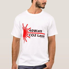 Camiseta ¡desgaste del laser del CO2 40Watt!
