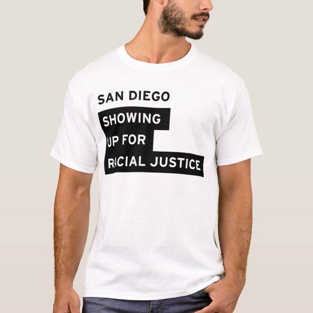 Camiseta Desgaste del logotipo de SURJ San Diego (Anverso)
