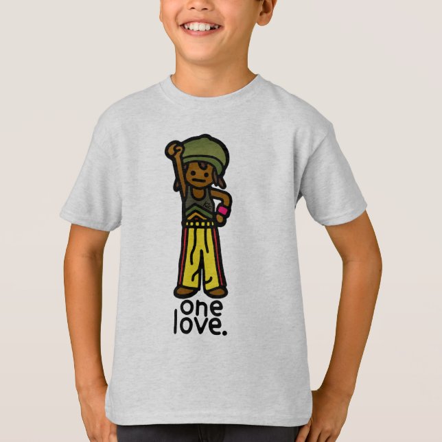 Camiseta desgaste del rasta (Anverso)