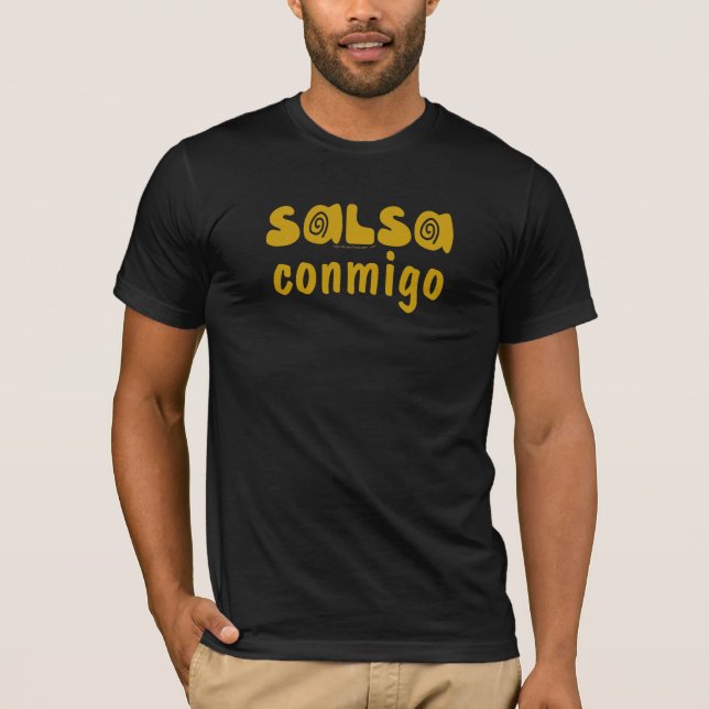 Camiseta Desgaste Te del club de baile de la salsa de (Anverso)