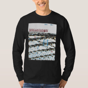 Camiseta Desglose Retro Ordenador Glitch Geek Programador N