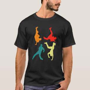 Camiseta Desglose retro Salto de cosecha Danza B Boying Bre