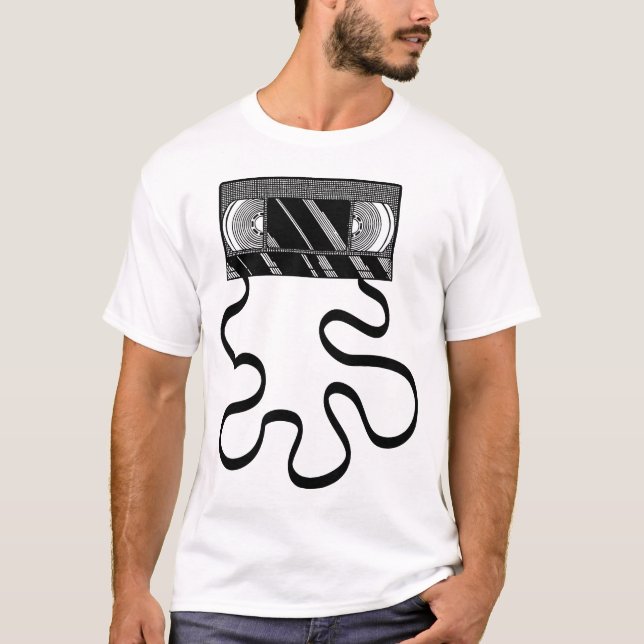 Camiseta Desgracia de VHS (Anverso)