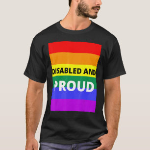 Camiseta Deshabilitado Y Orgulloso
