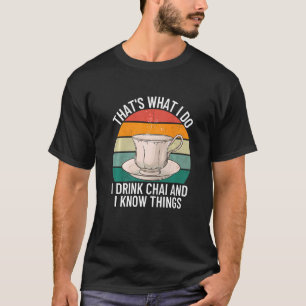 Camiseta Desi Tea Hindú Pakistaní Hindi Chai Hombres Mujere