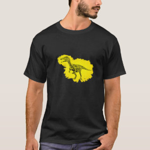 Camiseta Desición de depredador prehistórico de dinosaurio