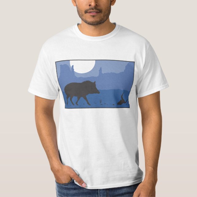Camiseta Desierto azul (Anverso)