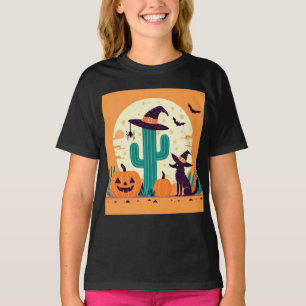 Camiseta Desierto/cactus del suroeste de Halloween