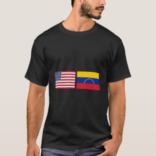 Camiseta Desierto de Bandera Venezolana Estadounidense