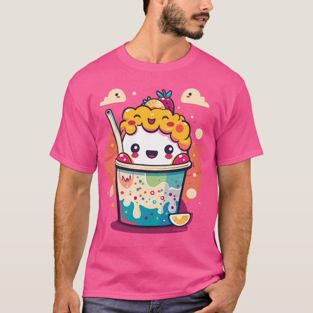 Camiseta Desierto de Kawaii (Anverso)