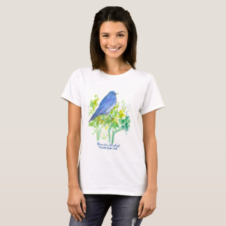 Camiseta Desierto de recuerdo de Nevada Sagebrush Bluebird