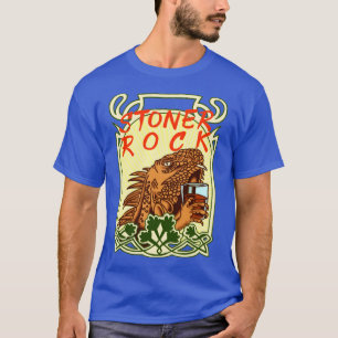 Camiseta desierto de roca de piedra de piedra apedreado