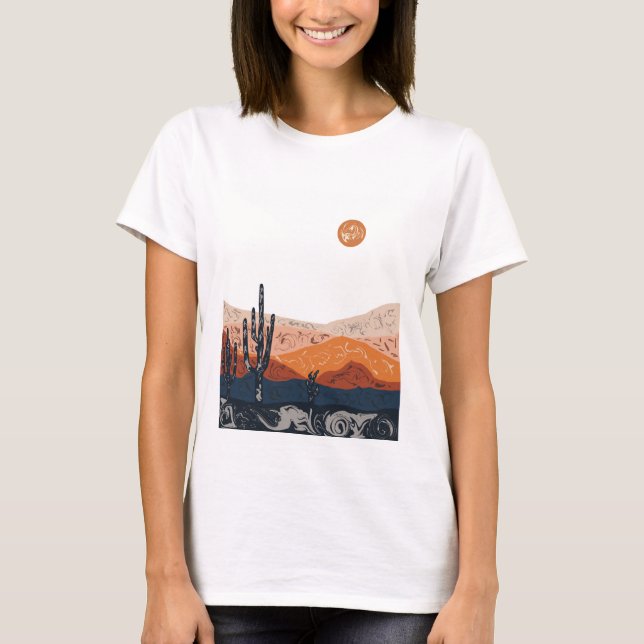 Camiseta desierto de Swirl (Anverso)
