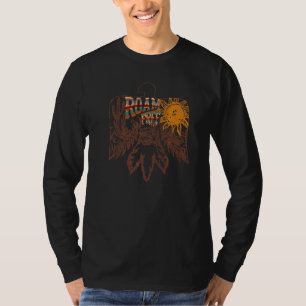 Camiseta Desierto de Thunderbird Retro Cactus Roam Free Wes